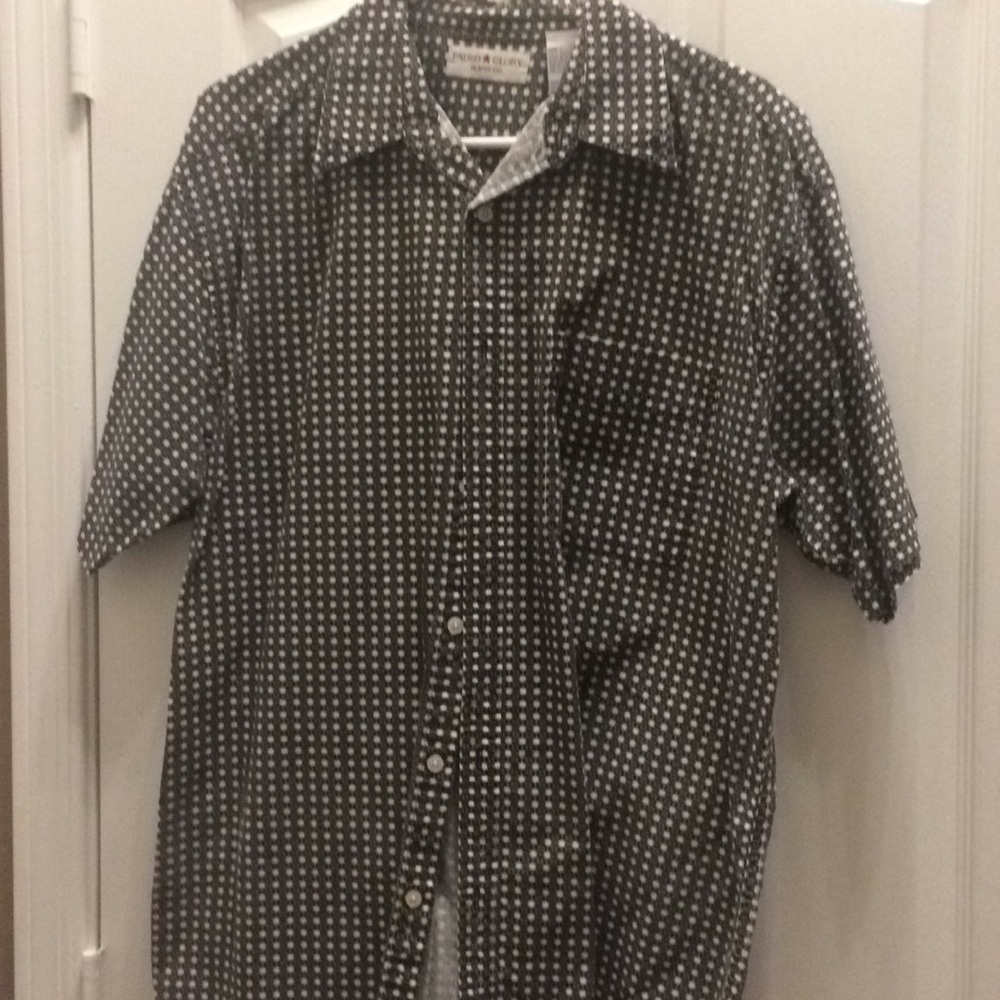 FINAL MARKDOWN Men’s Faded Glory SS Sport Shirt (L)